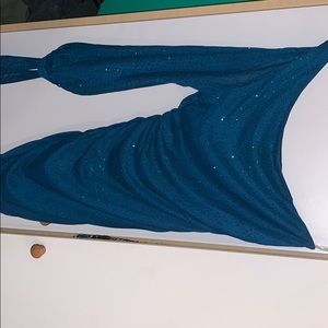 Blue sparkled dress